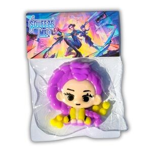 NEW KPop Demon Hunters Taba Squishies – Rumi Huntrix Merch & Cute Squishy Toy